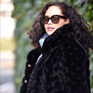 ASOS FAUX FUR COAT